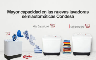 Conoce las nuevas Lavadoras Semiautomáticas de Condesa