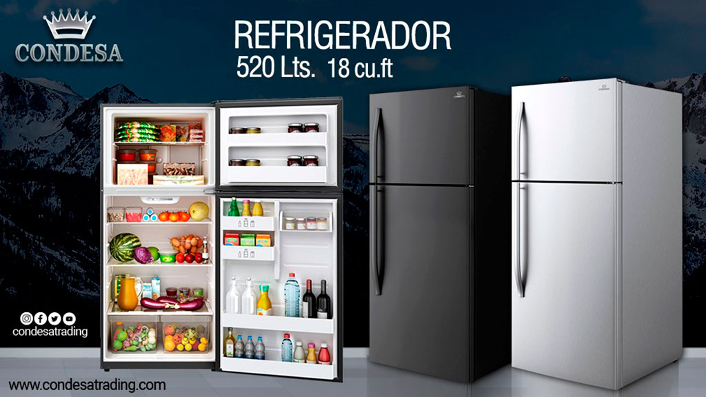 El nuevo refrigerador Condesa de 520Lt para mejorar la conservación de tus alimentos