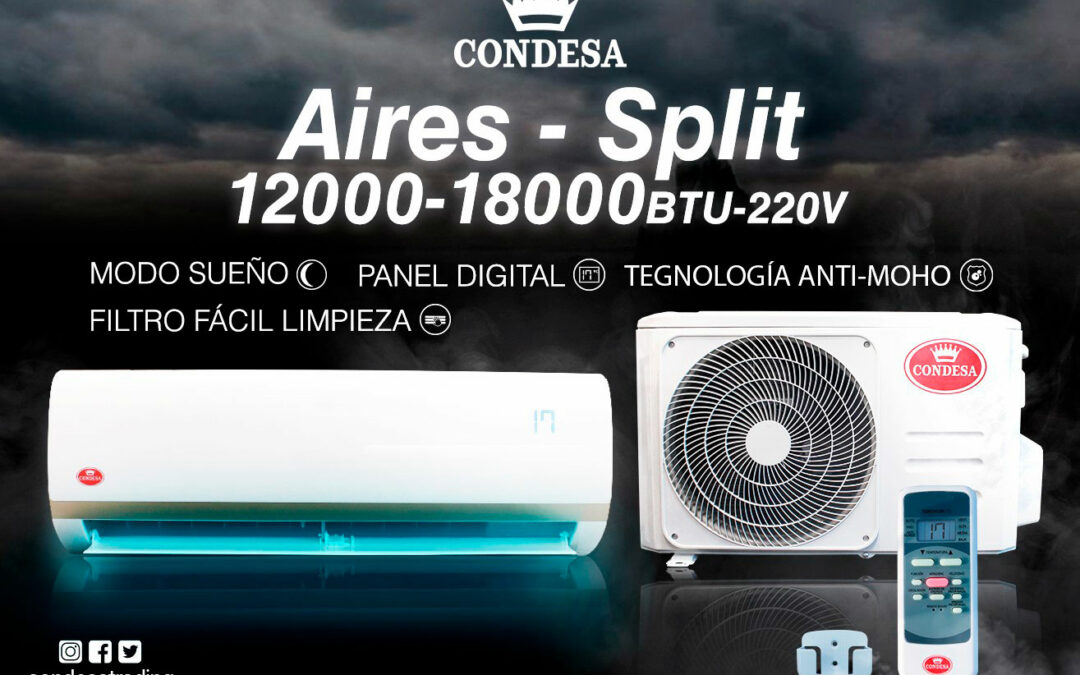 Condesa presenta su nuevo Aire Acondicionado Split