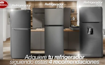 Adquiere tu refrigerador siguiendo estos 4 consejos