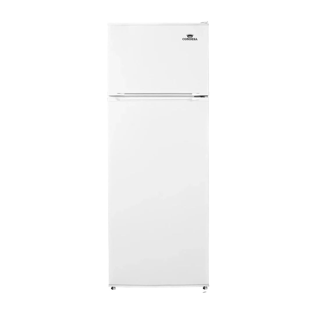 Refrigerador blanco de 220 litros condesa