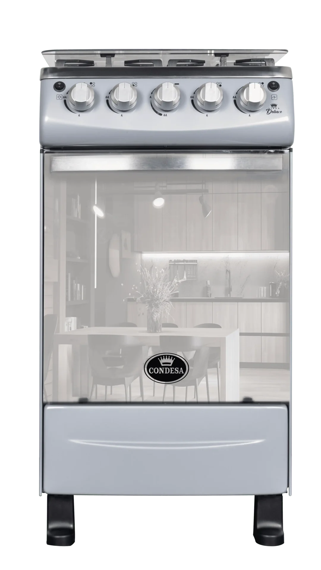 Cocina 4 hornillas 20” / Silver / SIM23 - Image 2