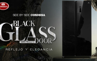 Black Glass Door Side By Side Condesa, reflejo y elegancia