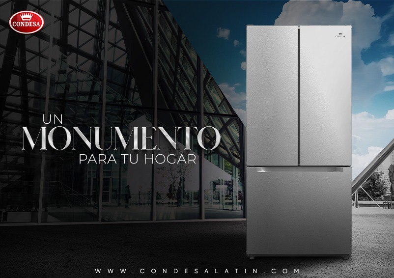 Condesa presenta: Nuevo refrigerador French Door «Un monumento para tu hogar»