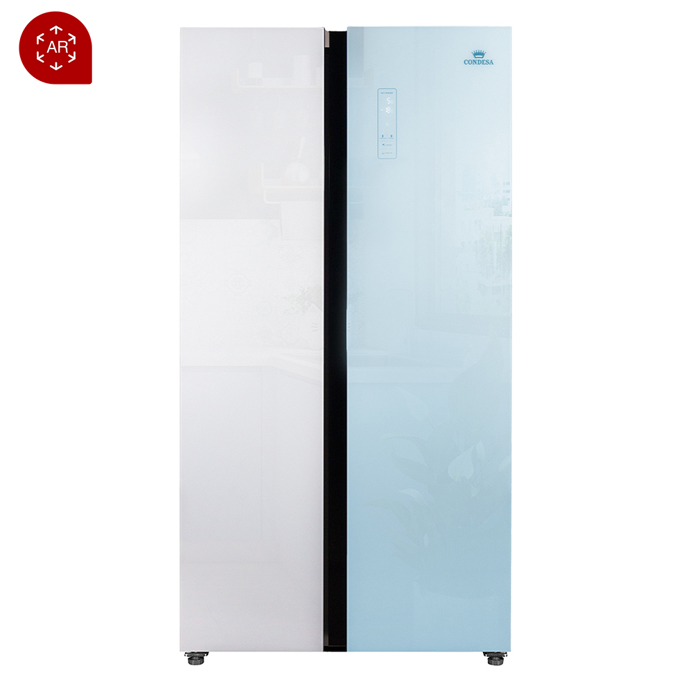 Refrigerador side by side 595L Glass door