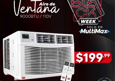 Aire Acondicionado Digital / 9000BTU / 110V