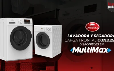 Lavadora y Secadora carga frontal Condesa, disponibles en Multimax